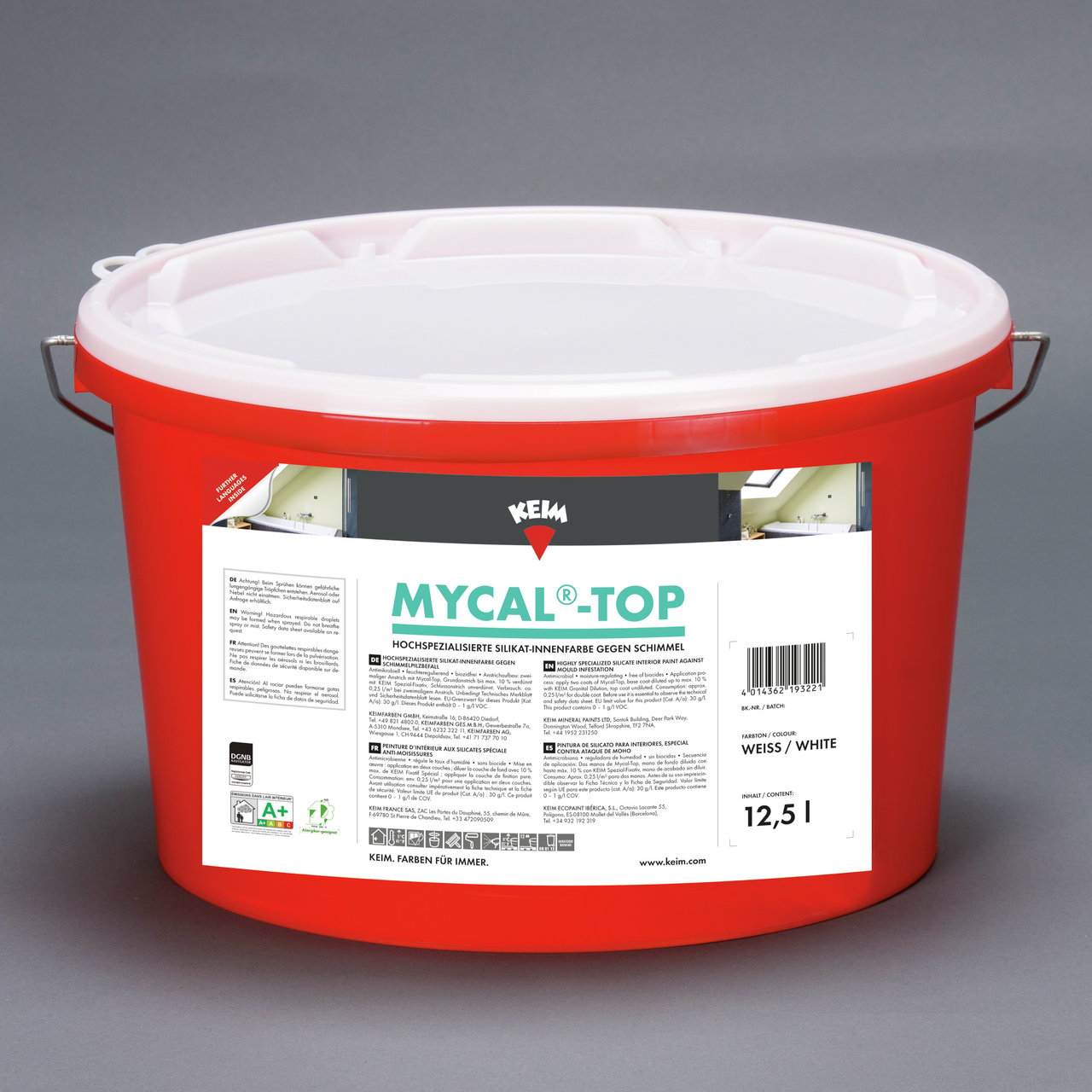 KEIM Mycal-Top Weiß 12,5 Liter 5105264