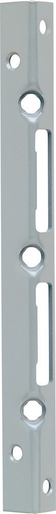 Abus Sicherheits Schliessblech SSB 400 mit drei Mauerankern, universell einsetzbar 25X25 Hammerschlag silber