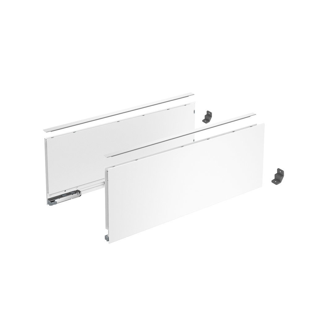 Hettich AVANTECH YOU Zarge Stahl weiss Set H187 NL500  (ALT 9255307) 9353406