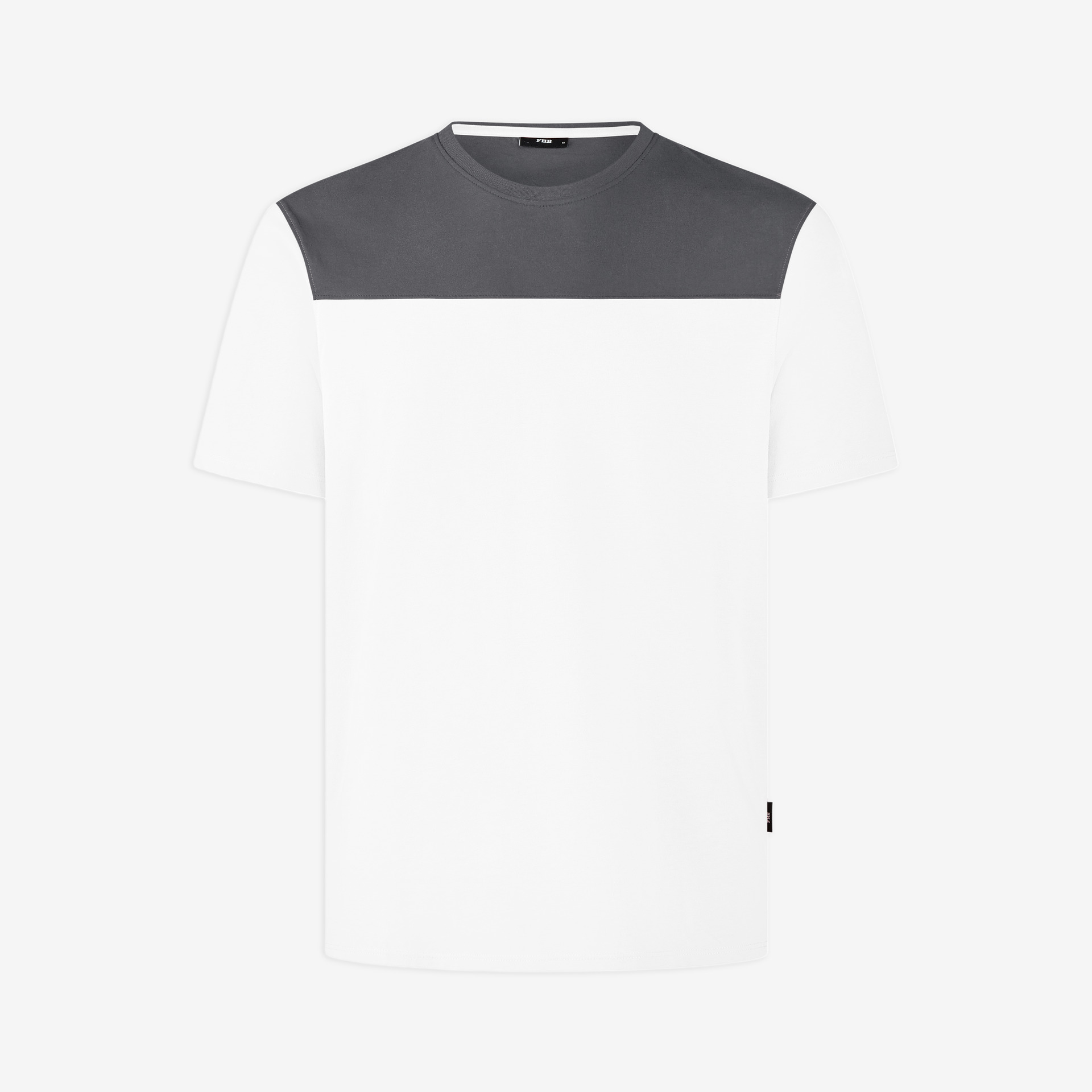 FHB original, KNUT T-Shirt Herren, weiß-anthrazit