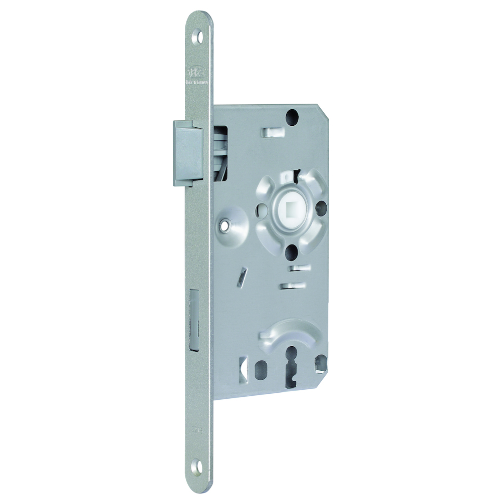 Format Einsteckschloss Kl.1 F+R Metall WC links 55/78/8 20mm Nickelsilber lackiert abgerundet 02150417 4317784545266