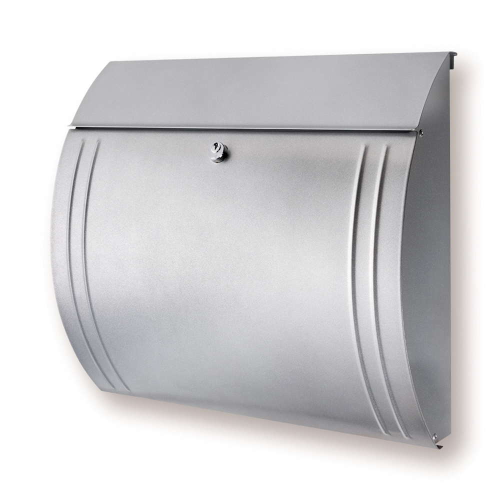 Burg Briefkasten Modena 857 Silber