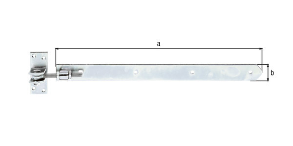 Gah Ladenband 463mm verstellbar verzinkt 318253 EDE