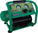 Artikelhauptbild Prebena Montagekompressor 0-VITAS45 230V ölfrei, Kessel 4L Druck max.10 Bar,10kg, Ansaugleistung 41L /Min., Füllmenge 24L /Min.
