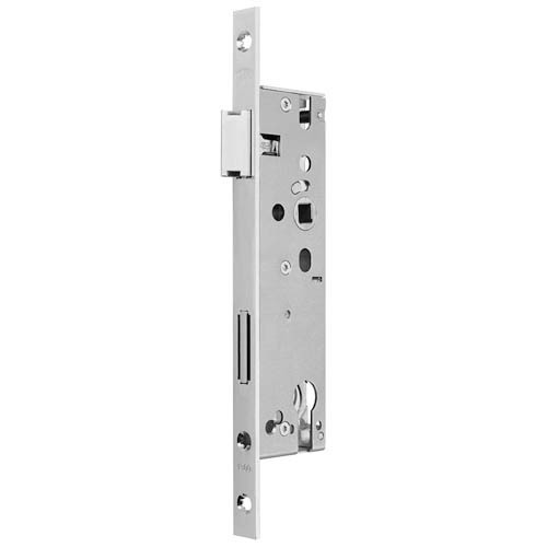 BKS Rohrrahmenschloss Kl.3 8/92 Stulp Silber 16X255mm Dorn 30mm B 1300 0012