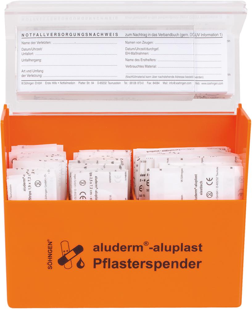 Pflasterspender Aluderm-Aluplast, orange 3948 0035 4250108801313