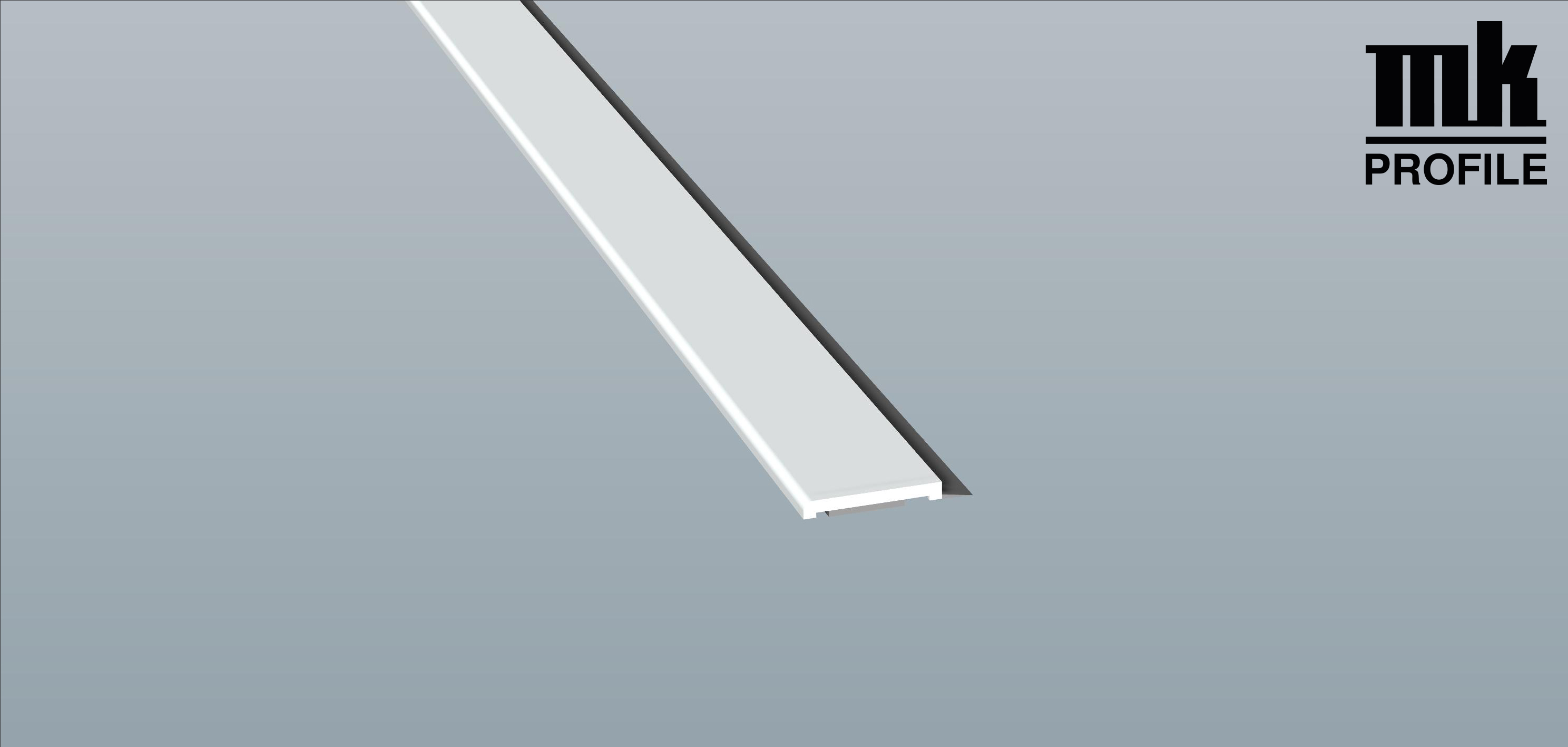 Menke Flachprofil 22X3mm Lg 6 Meter mit Schaumklebeband und Weichlippe weiss Fiw geprüft 0782407 WL