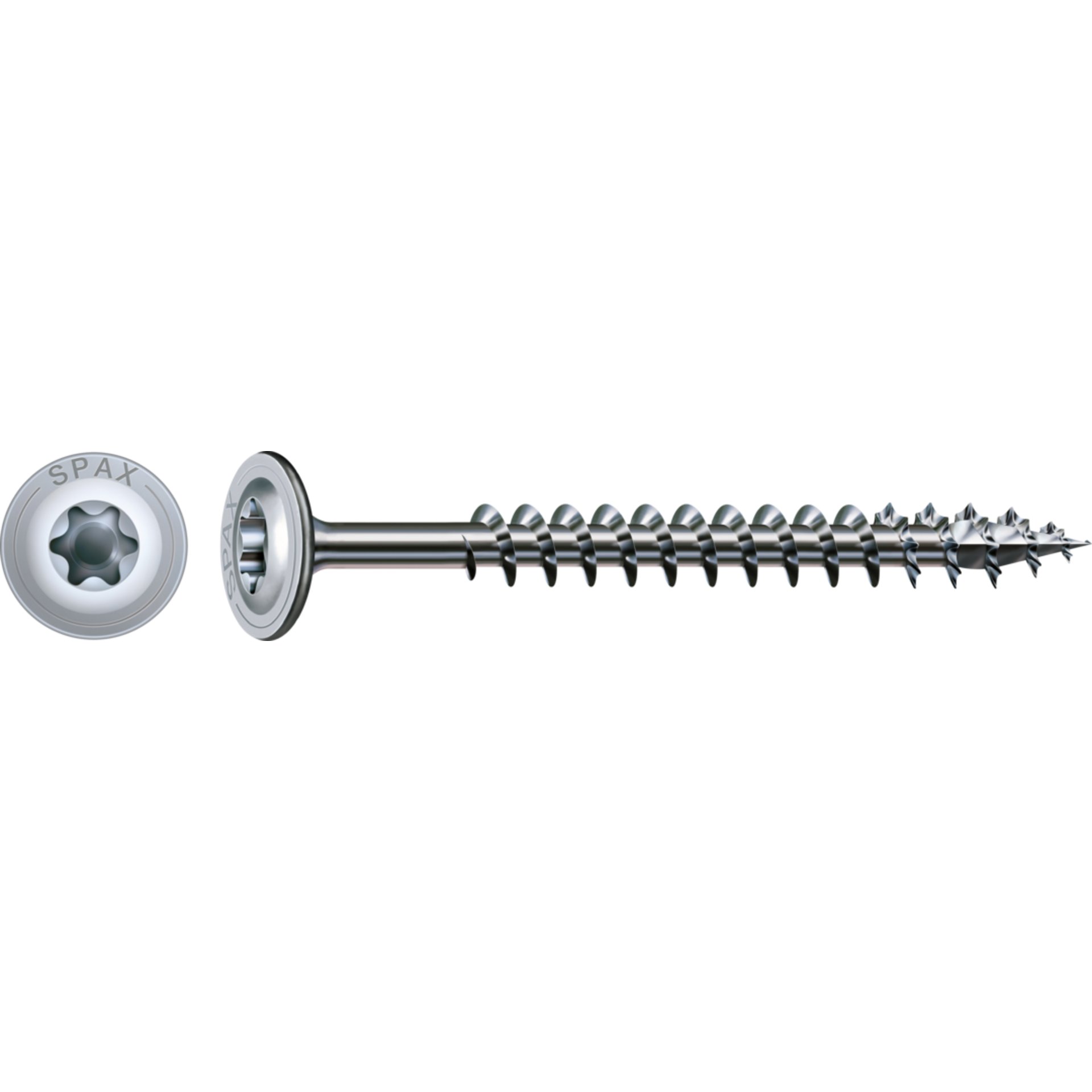 Spax Schrauben Torx Tellerkopf T40 Teilgewinde Wirox m. 4Cut-Spitze