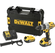 Dewalt Akku-Schlagbohrschrauber DCD996P2 2x 5Ah Akkus, Schnellladegerät DCB 116, 54V Flexv. Akku 6Ah DCB546 DCD996TPS-QW