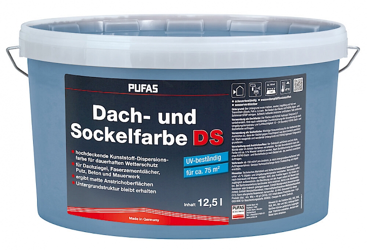 Pufas Dach- u. Sockelfarbe 12,5L Schiefer 950