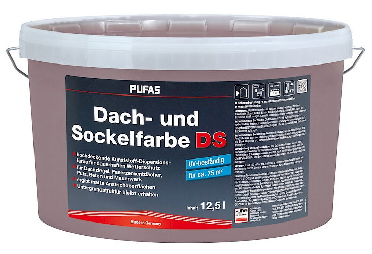Pufas Dach- u. Sockelfarbe 12,5L Havanna 953