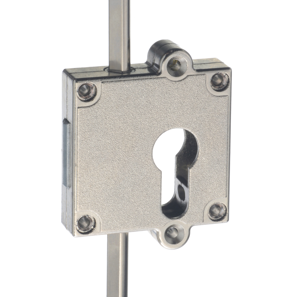 Junie Drehstangenschloss 7403 nickel PZ vorgerichtet für Stange 8/7mm 7403.40002