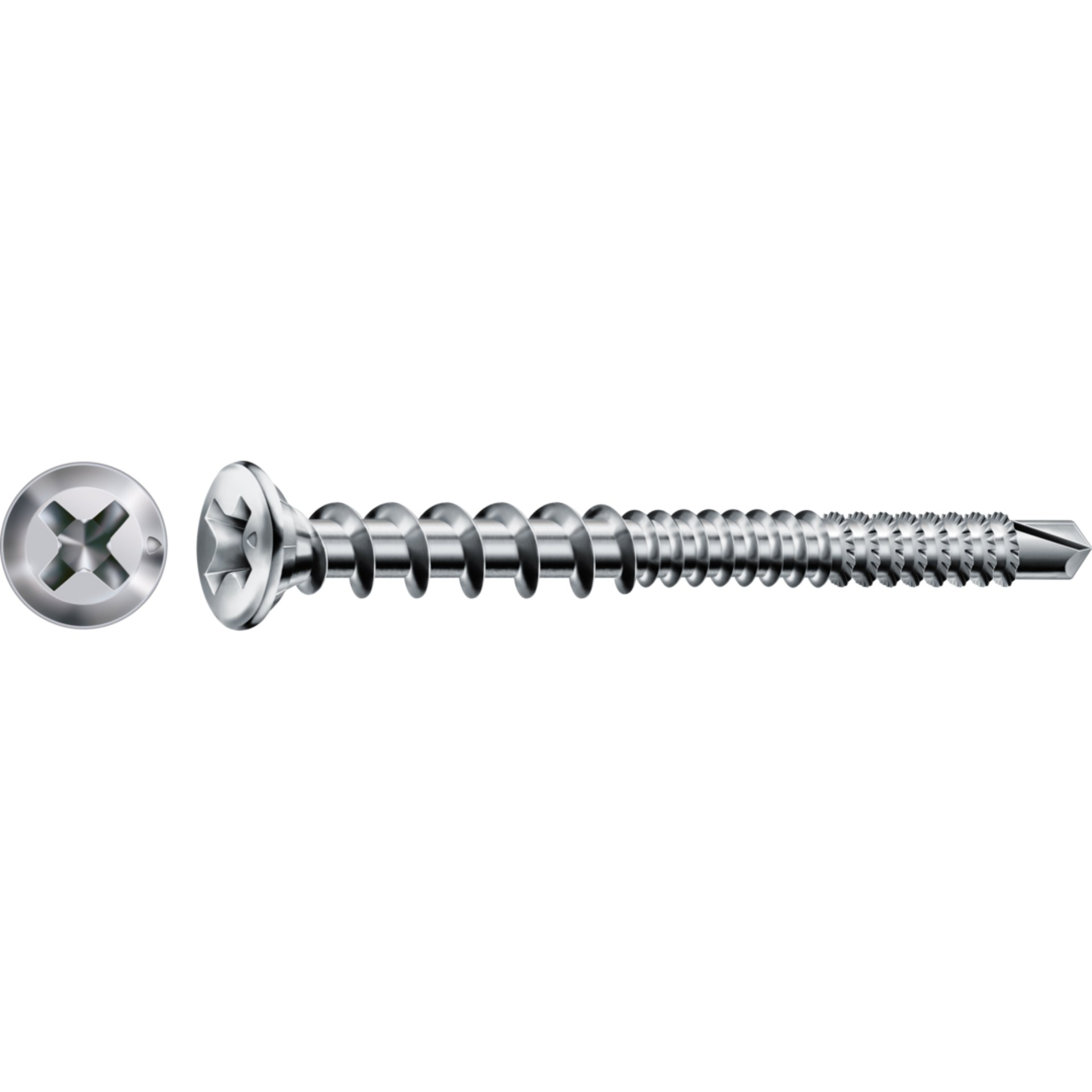 FEX H2 Sonderkopfschraube 4,2X35 Kreuzschlitz,Kombigewinde,Bohrspitze 2000Stk Wirox, maschinenkontr. 35704012501471K1