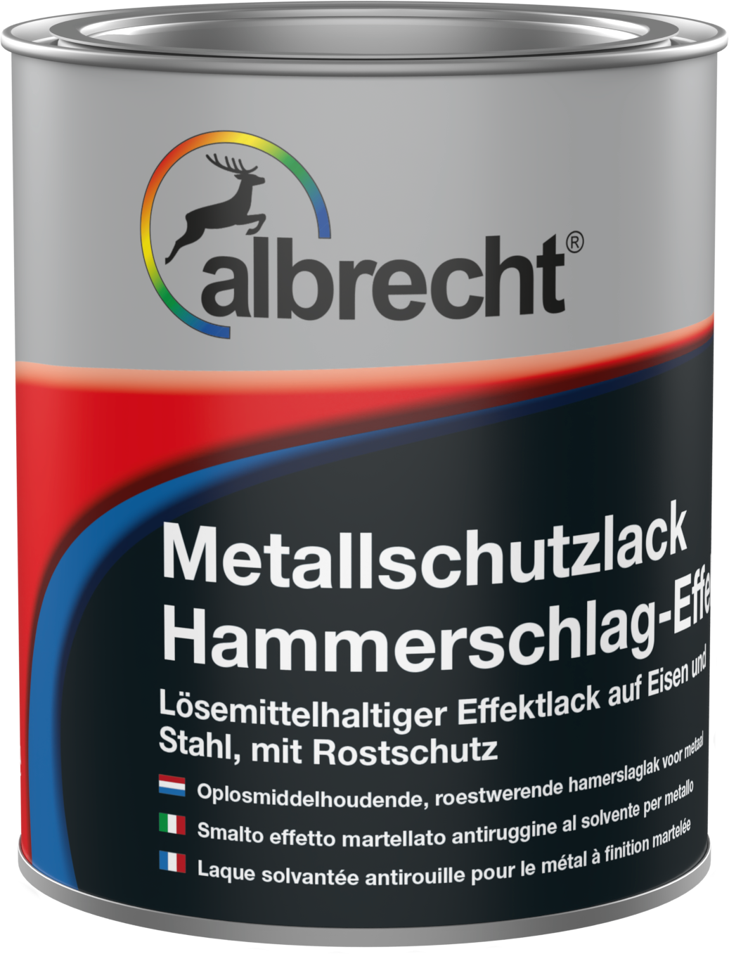 Albrecht Metallschutzlack 3/4L Hammerschlag-Effekt 0015 Gold 3400606750001500000