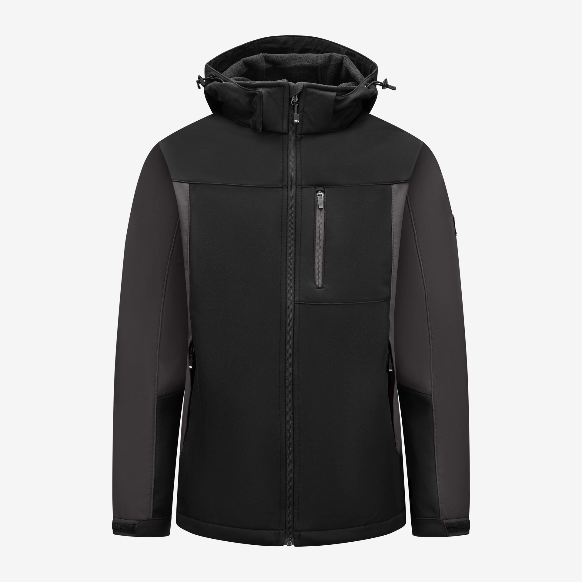 FHB JANNIK Softshelljacke, anthrazit-schwarz
