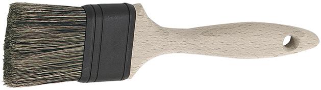 Nölle Beizpinsel Nr.554 50mm reine Zupfborsten, Kunststoffmanschette für jede Beize geeignet 4250560502377
