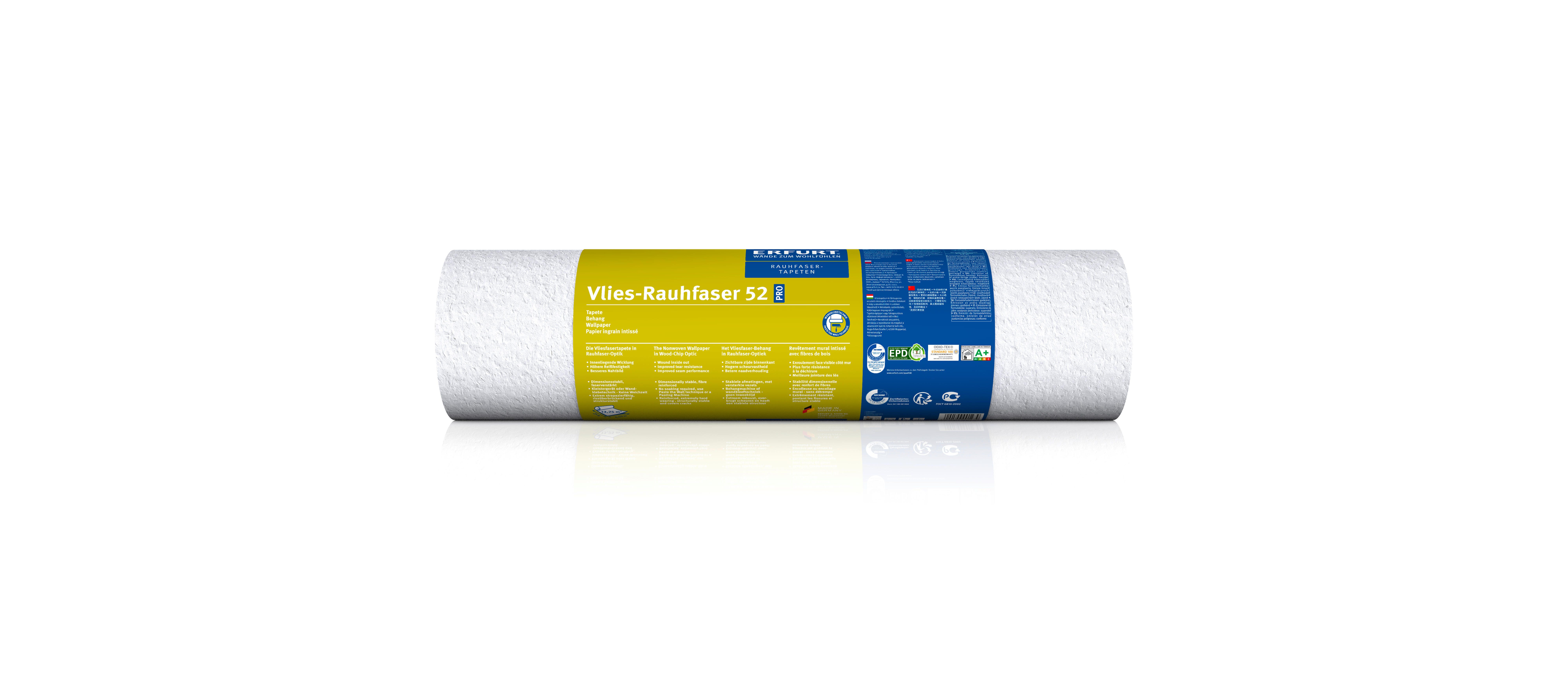 Erfurter Vlies Rauhfaser 52/53 Pro 25,00x0,53 Meter 1003025