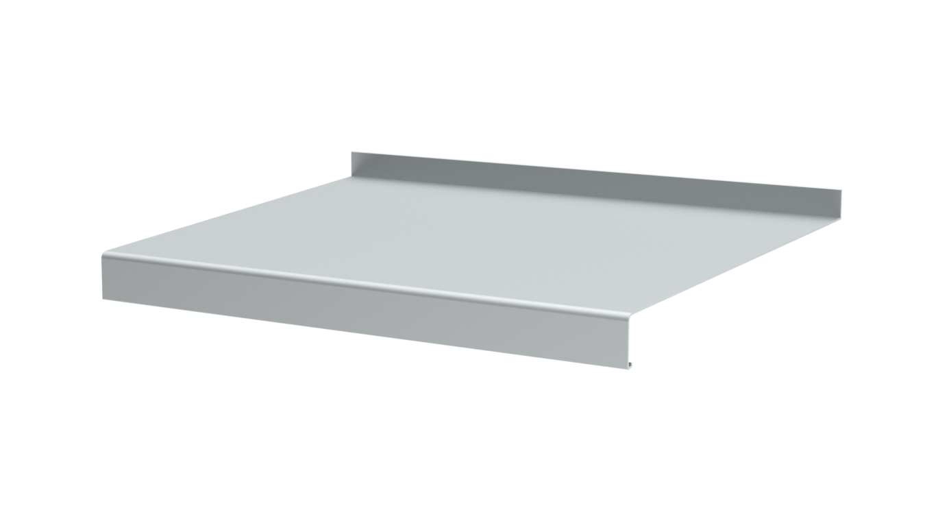 Bug Alu-Aussen-Fensterbank Plus 340 mm Anthrazitgrau Ral 7016 Lagerl. 6000 mm