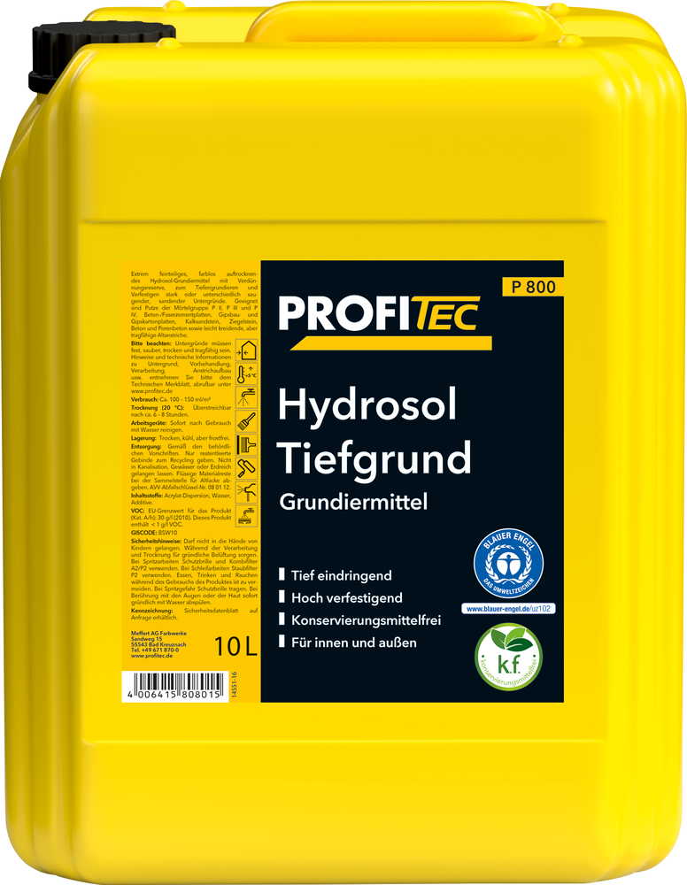 Produktbeschreibung Profitec P800 Tiefgrund 10L