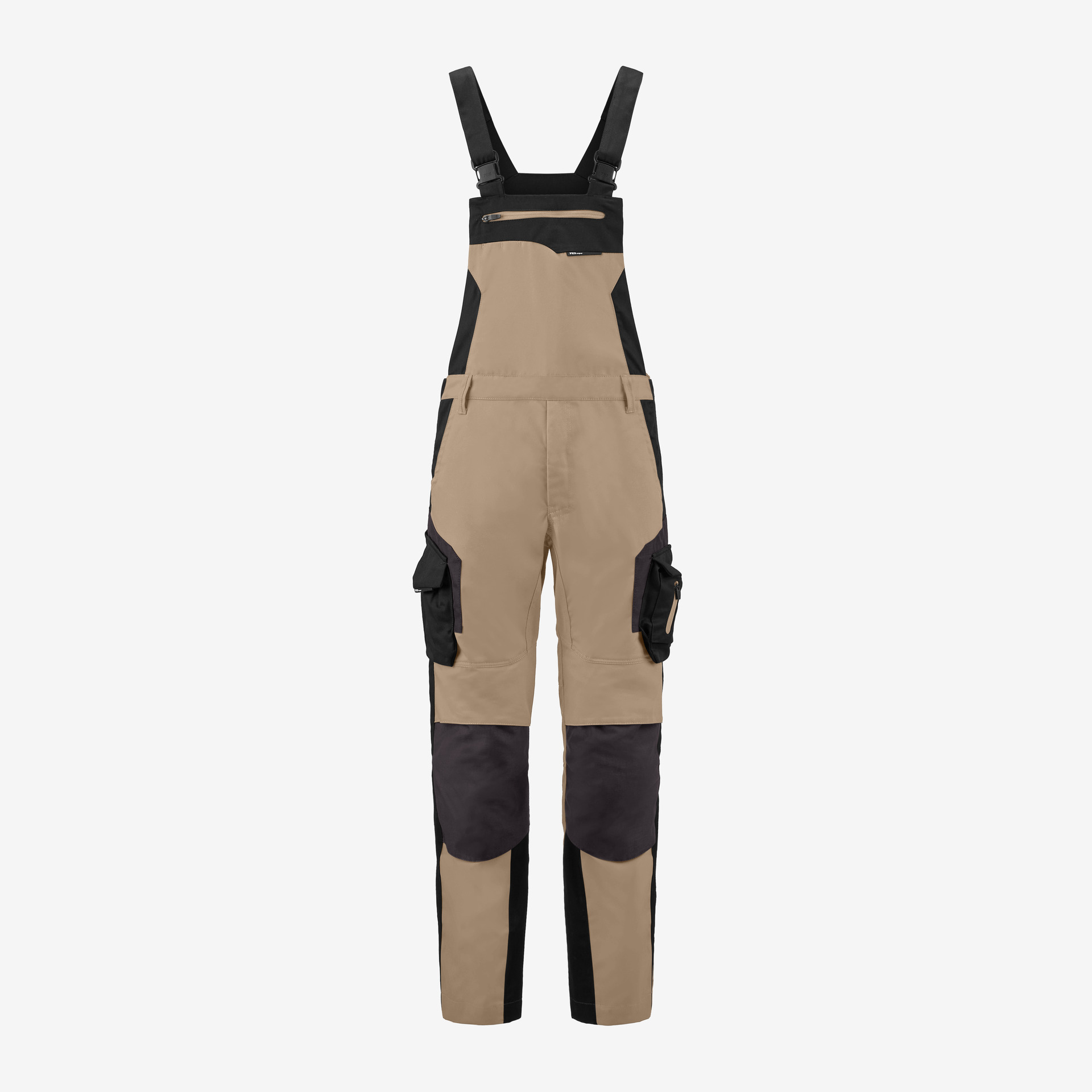 FHB Latzhose PASCAL Beige/Schwarz