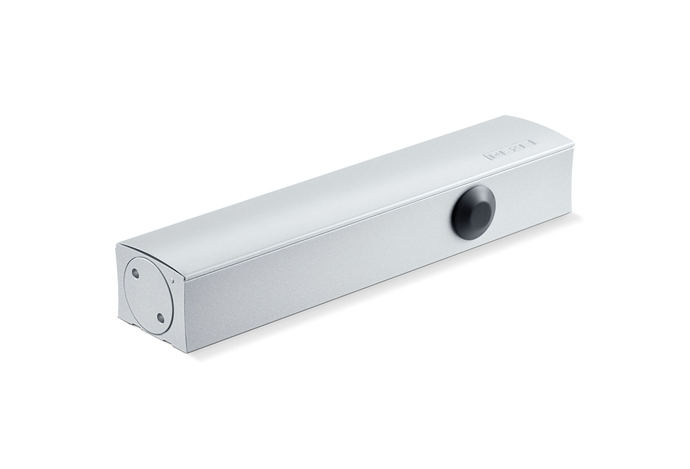 Geze Türschliesser TS 4000 silberfarbig für 1 Flg. Türen B. 1400 mm FB GR EN 1-6 m. Öffnungsdämpfer ohne Gestänge 102789