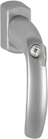Hoppe 0810S/US10 100Nm Fenstergriff abschliessbar D/K F9 Stahl 7/32-42mm Druckzylinder H001 Secustik New York 10764223