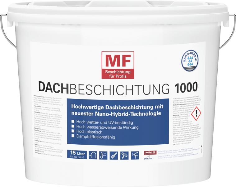 Mf Dachbeschichtung 1000 Dunkelbraun 15L