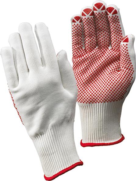 Strickhandschuh Packer Weiss En388 Länge 24Cm Beidseitig Tragbar