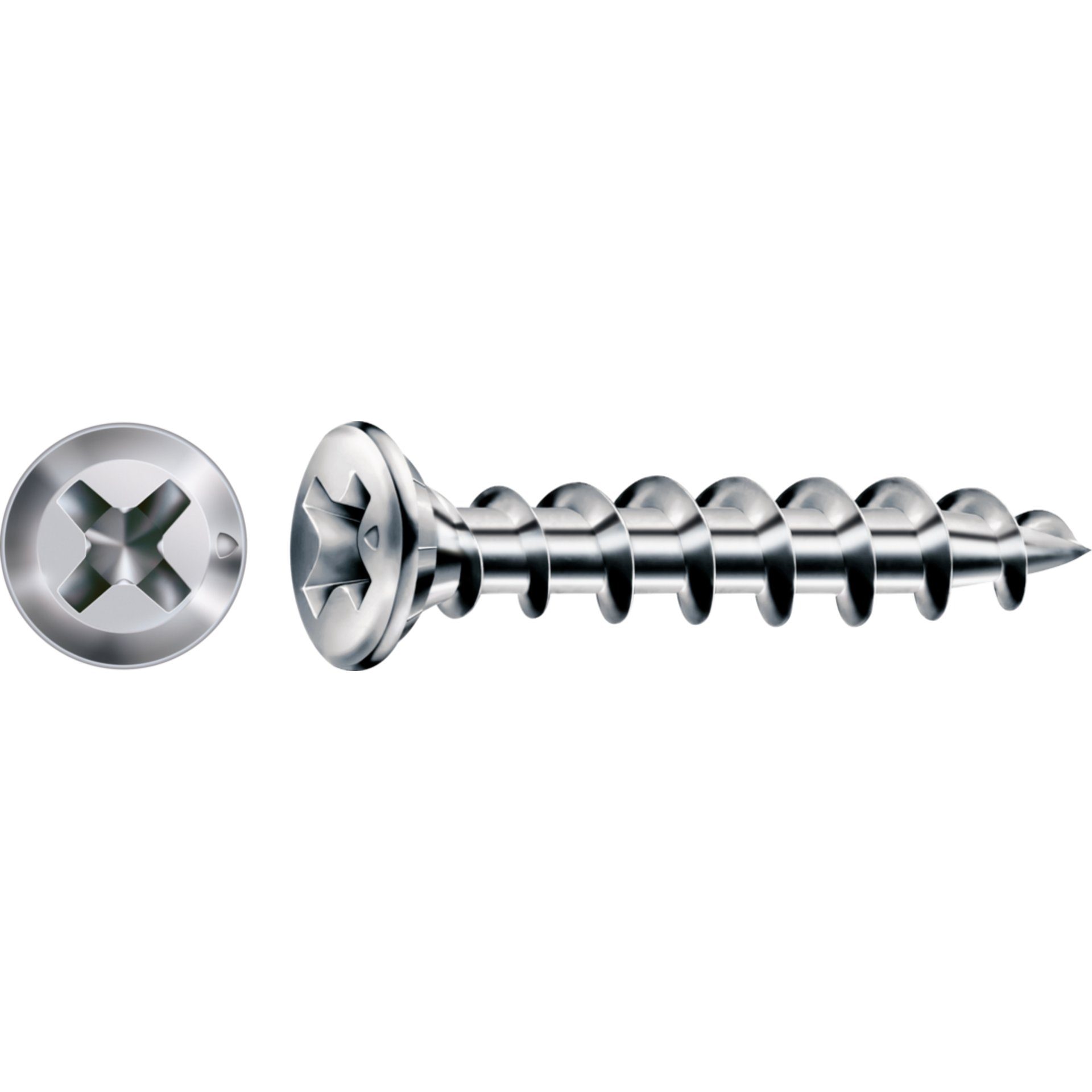 ABC FEX KS Schrauben Senkkopf Silber