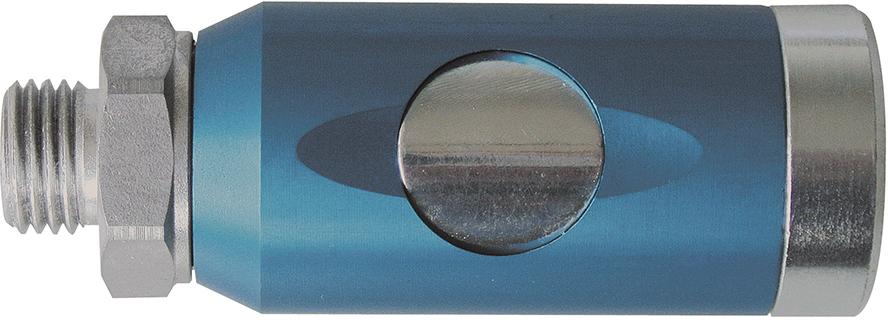 Sich-Kupplung D.-Knopf Nw7,4 Ag Drehb Blau 99007