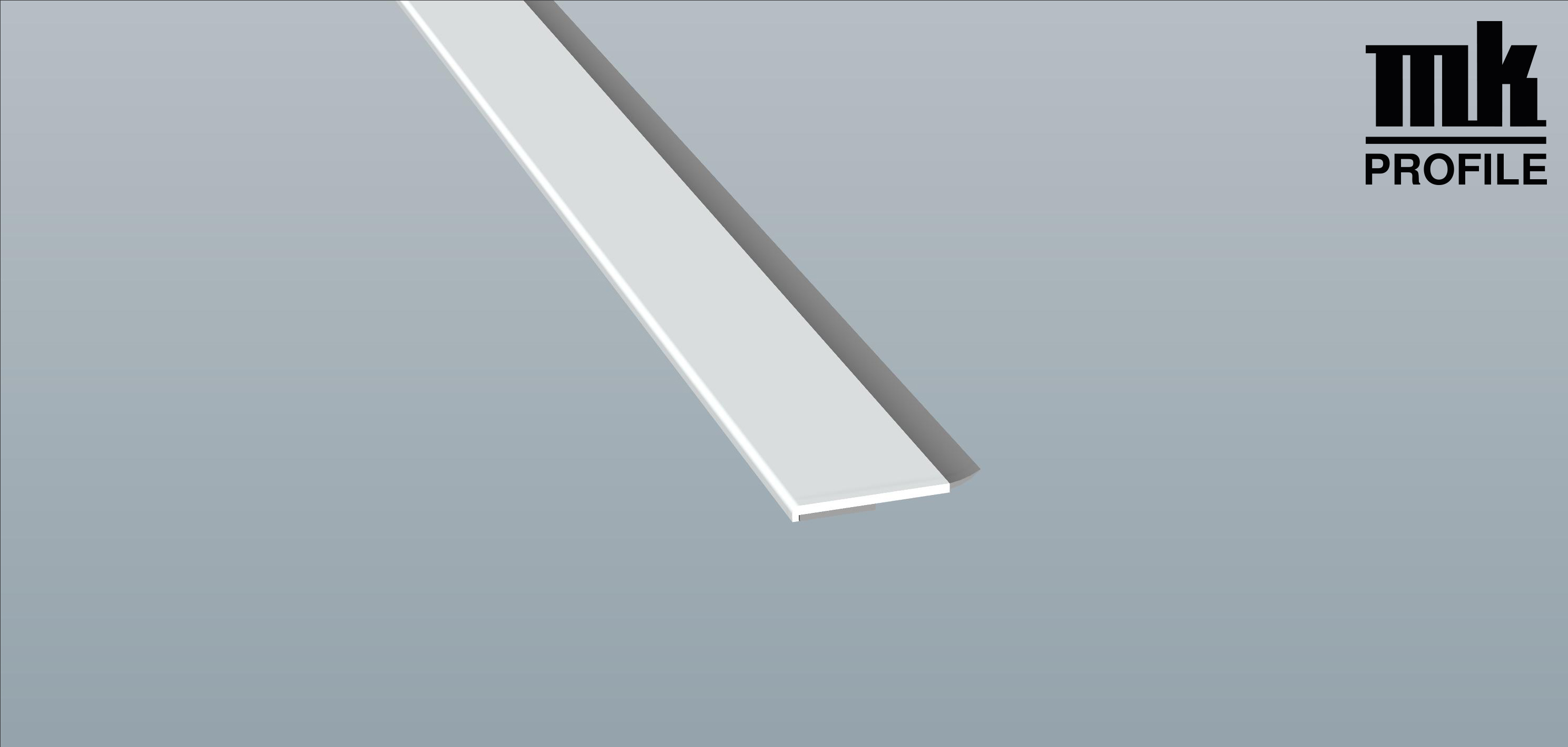 Menke Flachprofil auf Rolle 30 X 2,5mm mit Schaumklebeband und Weichlippe weiss Art.Nr. 0783025WL R