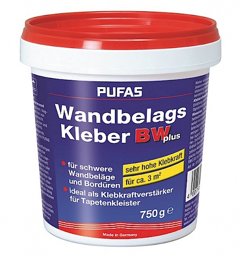 Pufas Wandbelags- U.Bordürenkleber 750G
